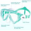 imageKids Snorkel Set Dry Top Snorkel Mask Snorkeling Gear for Kids Boys Girls Youth No Leak Comfy Mouthpiece AntiFog 180 Panoramic View Scuba Diving Swim Pool Equipment Snorkel KitGreen