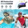 imageSeago 2 Pack Swimming Goggles Antifog AntiUV Mirrored Swim Goggles Adult Women MenBlue  Gold