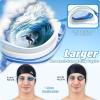 imageSeago 2 Pack Swimming Goggles Antifog AntiUV Silicone Swim Goggles Adult Women MenBlack  Blue White
