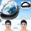 imageSeago 2 Pack Swimming Goggles Antifog AntiUV Silicone Swim Goggles Adult Women MenBlack  Gold