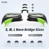 imageSeago 2 Pack Swimming Goggles Antifog AntiUV Silicone Swim Goggles Adult Women MenBlack  Green Black