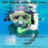 imageSeago Kids Swim Goggles Snorkel Diving Mask for Youth515 AntiFog 180 Clear ViewBlue  Green