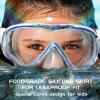 imageSeago Kids Swim Goggles Snorkel Diving Mask for Youth515 AntiFog 180 Clear ViewBlue