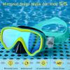 imageSeago Kids Swim Goggles Snorkel Diving Mask for Youth515 AntiFog 180 Clear ViewBlue Mirrored Pink