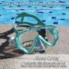 imageSeago Kids Swim Goggles Snorkel Diving Mask for Youth515 AntiFog 180 Clear ViewGreen