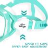 imageSeago Kids Swim Goggles Snorkel Diving Mask for Youth515 AntiFog 180 Clear ViewGreen