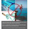 imageSeago Kids Swim Goggles Snorkel Diving Mask for Youth515 AntiFog 180 Clear ViewGreen