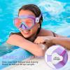 imageSeago Kids Swim Goggles Snorkel Diving Mask for Youth515 AntiFog 180 Clear ViewMirrored Purple
