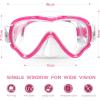 imageSeago Kids Swim Goggles Snorkel Diving Mask for Youth515 AntiFog 180 Clear ViewPink