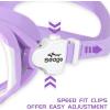 imageSeago Kids Swim Goggles Snorkel Diving Mask for Youth515 AntiFog 180 Clear ViewPurple  White