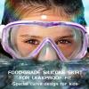 imageSeago Kids Swim Goggles Snorkel Diving Mask for Youth515 AntiFog 180 Clear ViewPurple