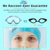 imageSeago Swim Goggles 2 Pack AntiFog AntiUV Wide View Swimming Goggles for Kids 314Blue White  Orange Green