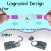 imageSeago Swim Goggles 2 Pack AntiFog AntiUV Wide View Swimming Goggles for Kids 314Pink  Green Blue