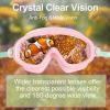 imageSeago Swim Goggles 2 Pack AntiFog AntiUV Wide View Swimming Goggles for Kids 314Pink  Mirrored Blue