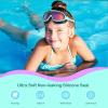 imageSeago Swim Goggles 2 Pack AntiFog AntiUV Wide View Swimming Goggles for Kids 314Pink  Mirrored Blue
