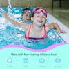 imageSeago Swim Goggles 2 Pack AntiFog AntiUV Wide View Swimming Goggles for Kids 314Pink Purple  Green Purple