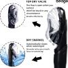 imageSeago Swim Snorkel for Lap Swimming Dry Top Front Swimmer Snorkel for Adult Youth Snorkel Gear Swimming Training Equipment in Pool and Open Water with Comfy Head Pads FoodGrade Silicone MouthpieceBlack