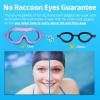 imageSwim Goggles No Leaking AntiFog Pool Goggles Swimming Goggles for Adult Men Women Youth UV Protection 180 Clear VisionPurple With Clear Lens