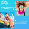 imageSwim Goggles No Leaking AntiFog Pool Goggles Swimming Goggles for Adult Men Women Youth UV Protection 180 Clear VisionWhite With Mirrored Gold