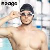 imageSwim Goggles Shortsighted Swimming Goggles Anti Fog UV Protection Fit for Adult Men Women Youth No Leaking Tinted Flat LensClear