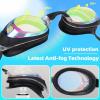 imageSwim Goggles Shortsighted Swimming Goggles Anti Fog UV Protection Fit for Adult Men Women Youth No Leaking Tinted Flat LensGold